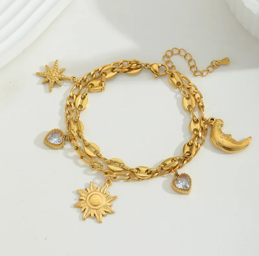 celestial charm bracelet